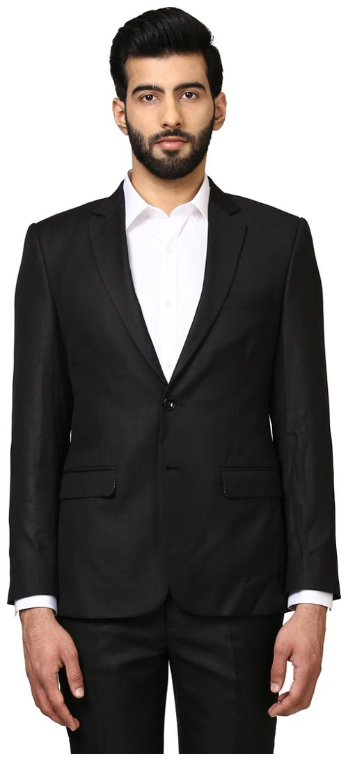 

Raymond Black Slim Fit Polyester Blend Blazer