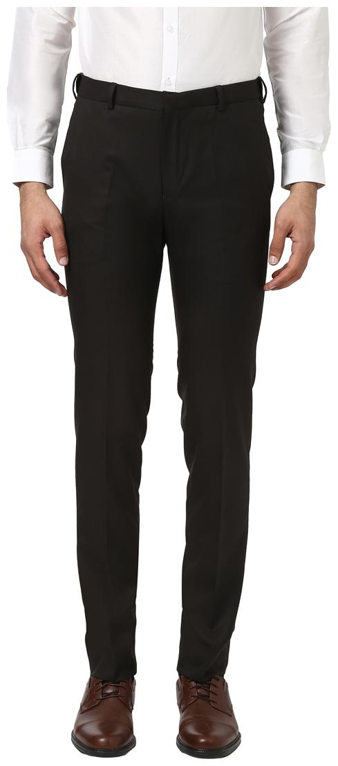 

Raymond Men Solid Slim Fit Formal Trouser - Black