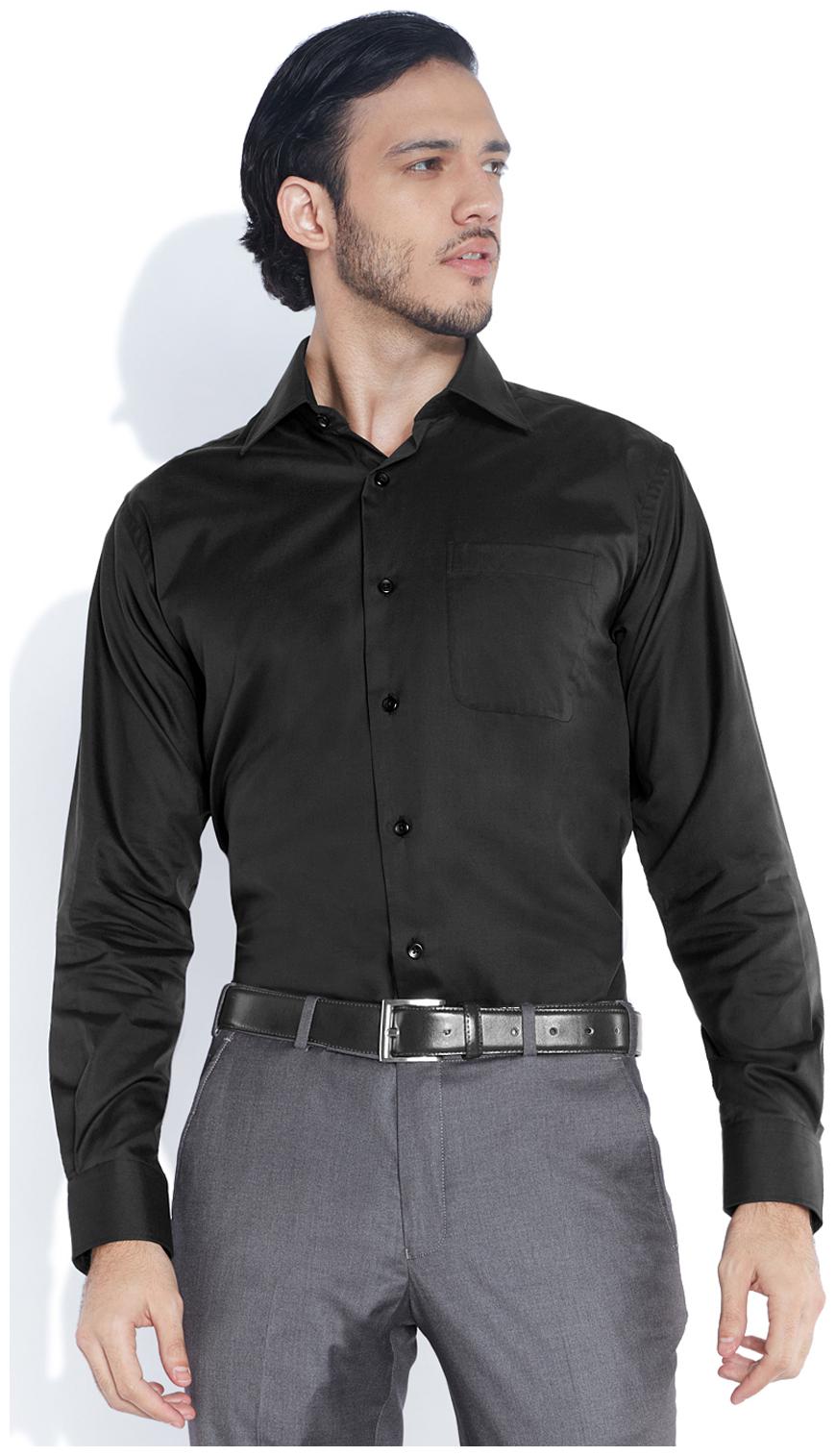 

Raymond Black Cotton Regular Fit Casual Shirt
