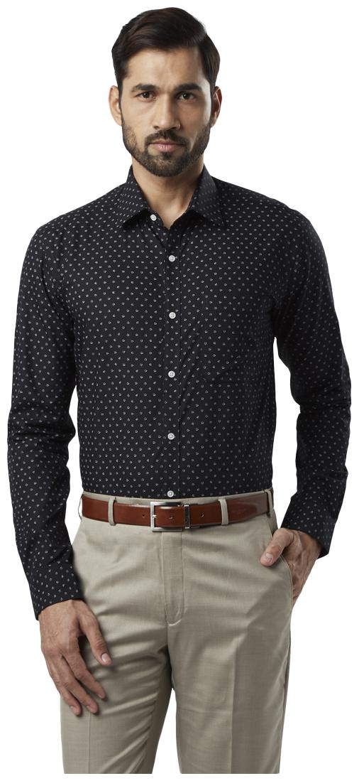 

Raymond Men Slim fit Formal Shirt - Black
