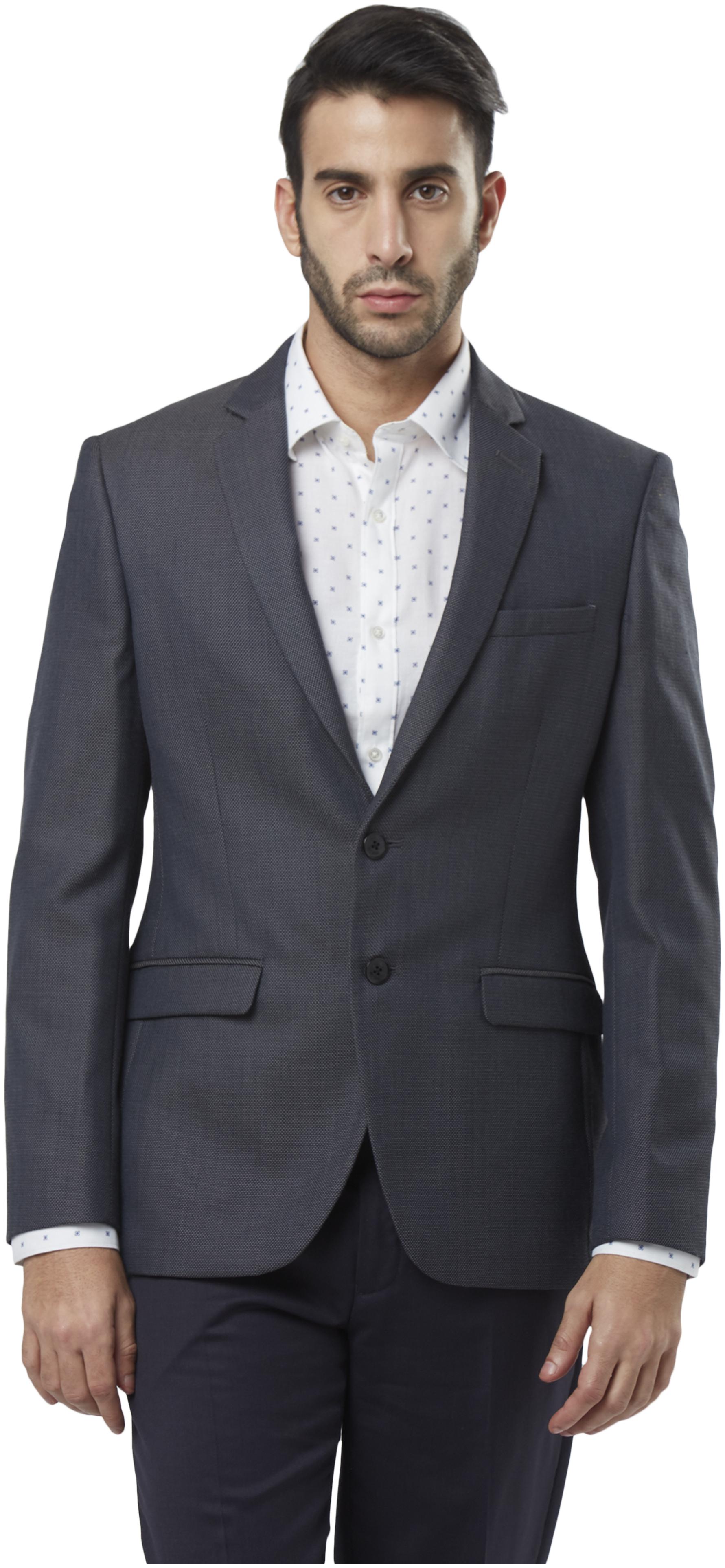 

Raymond Men Black Solid Regular fit Single Breasted Blazer