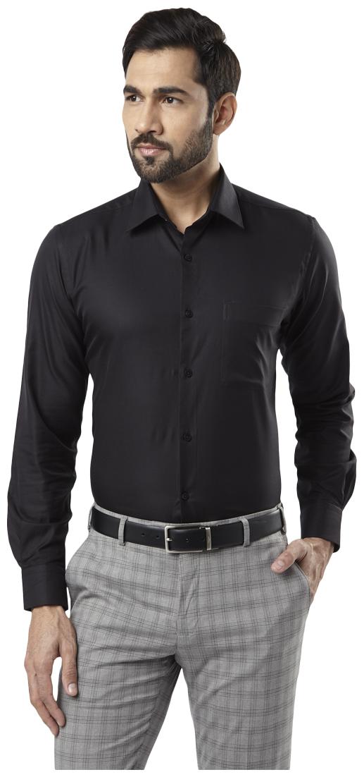 

Raymond Men Regular fit Formal Shirt - Black