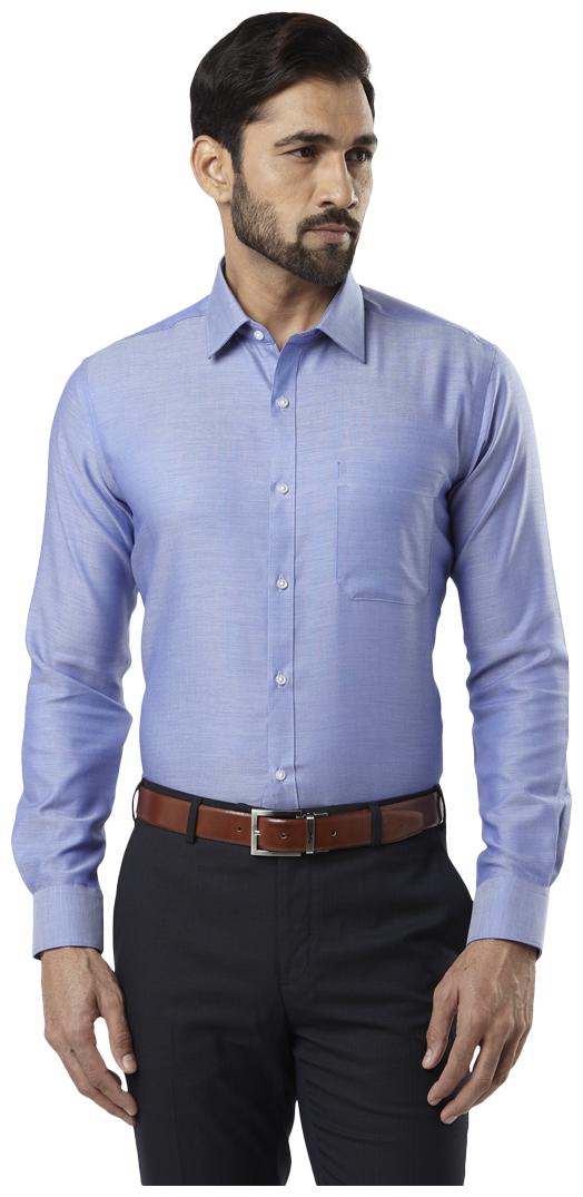 

Raymond Men Regular fit Formal Shirt - Blue