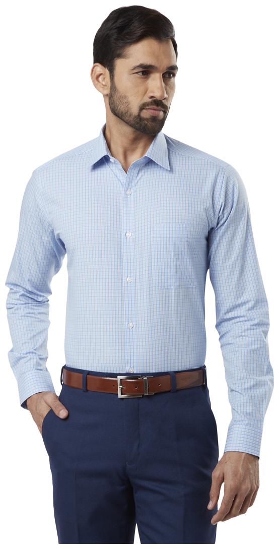 

Raymond Men Slim fit Formal Shirt - Blue