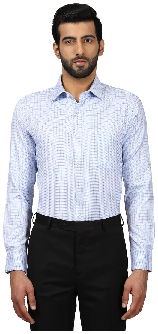 

Raymond Men Regular fit Formal Shirt - Blue
