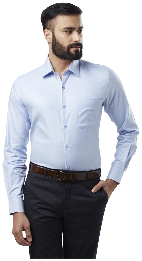 

Raymond Men Regular fit Formal Shirt - Blue