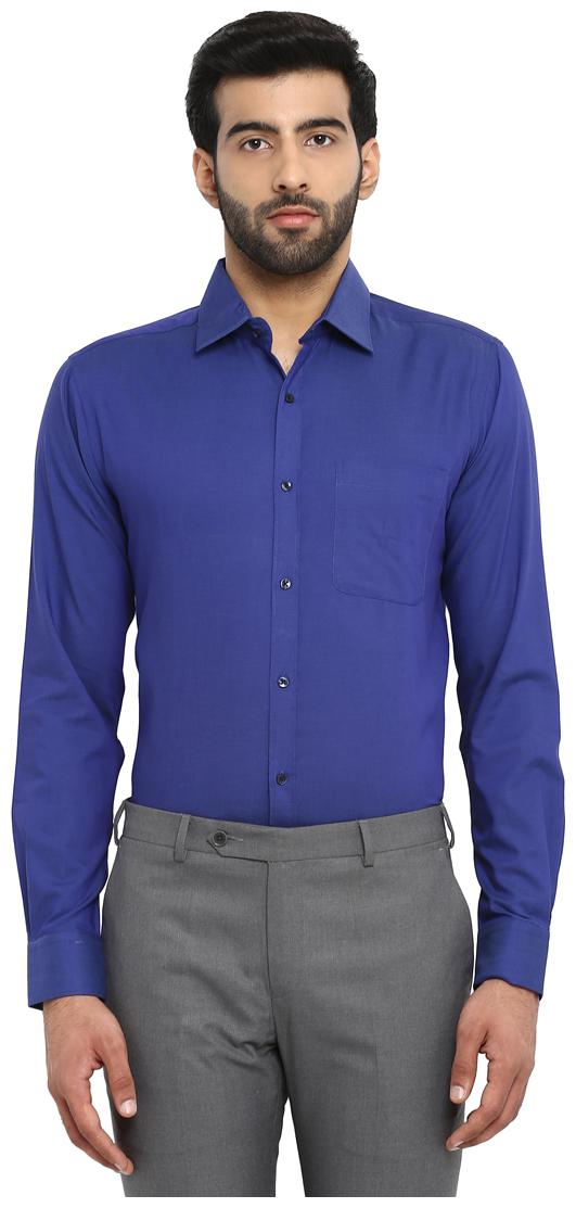 

Raymond Men Regular fit Formal Shirt - Blue