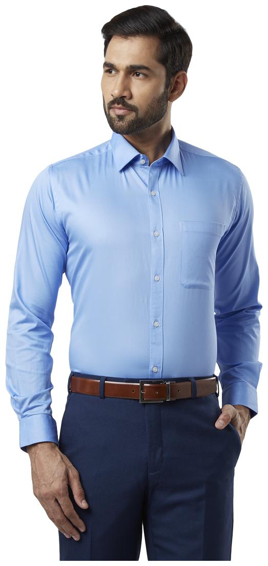 

Raymond Men Slim fit Formal Shirt - Blue