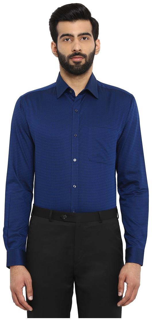 

Raymond Men Slim fit Formal Shirt - Blue