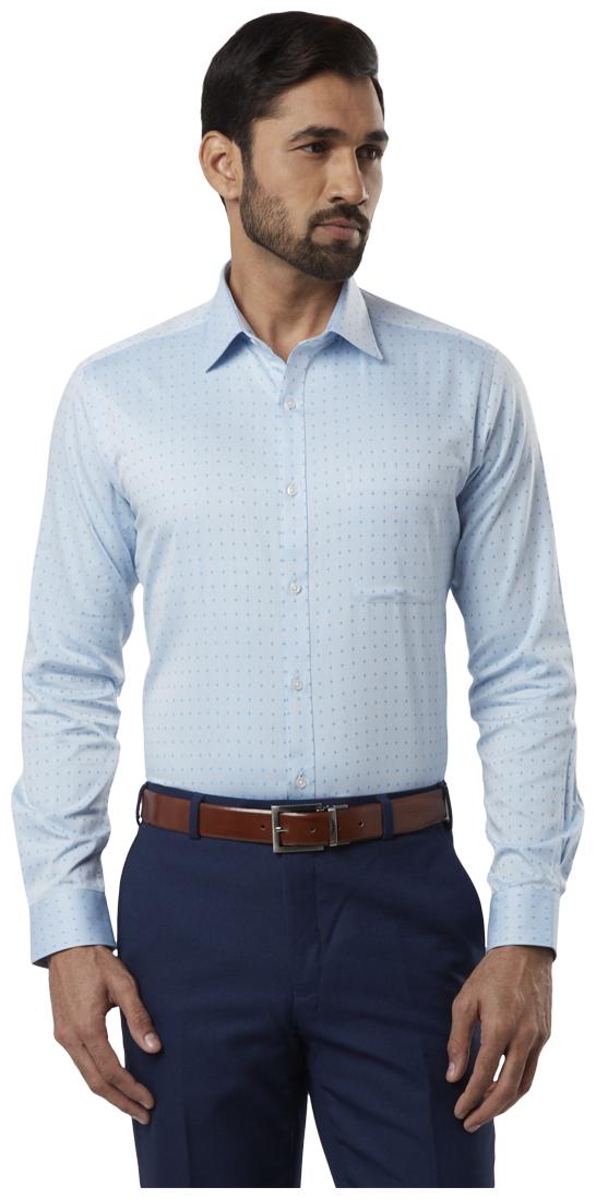 

Raymond Men Slim fit Formal Shirt - Blue