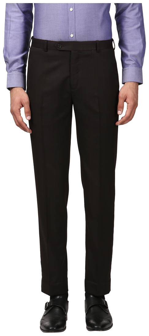 

Raymond Men Checked Slim Fit Formal Trouser - Brown