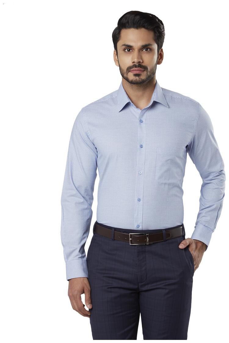 

Raymond Men Regular fit Formal Shirt - Blue