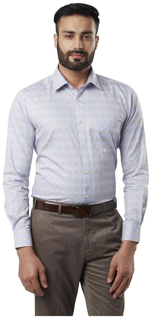 

Raymond Men Regular fit Formal Shirt - Blue