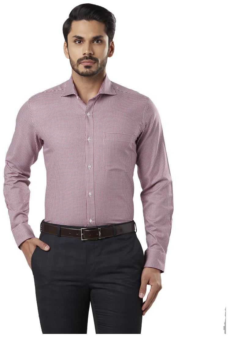 

Raymond Men Regular fit Formal Shirt - Pink