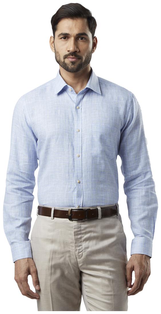 

Raymond Men Regular fit Formal Shirt - Blue