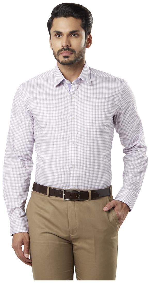 

Raymond Men Regular fit Formal Shirt - Purple