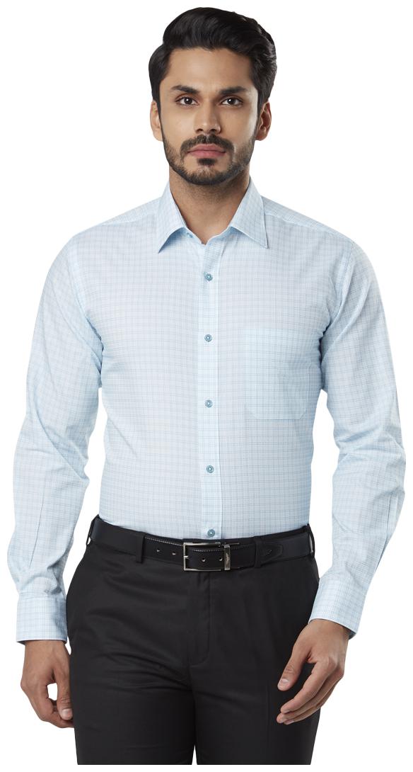 

Raymond Men Regular fit Formal Shirt - Blue