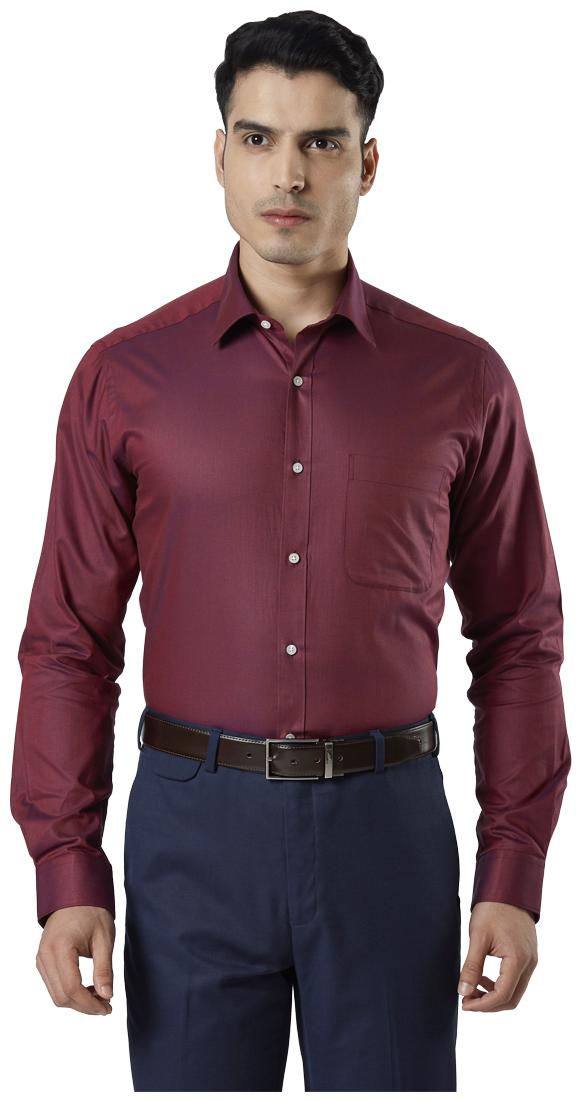 

Raymond Men Slim fit Formal Shirt - Maroon