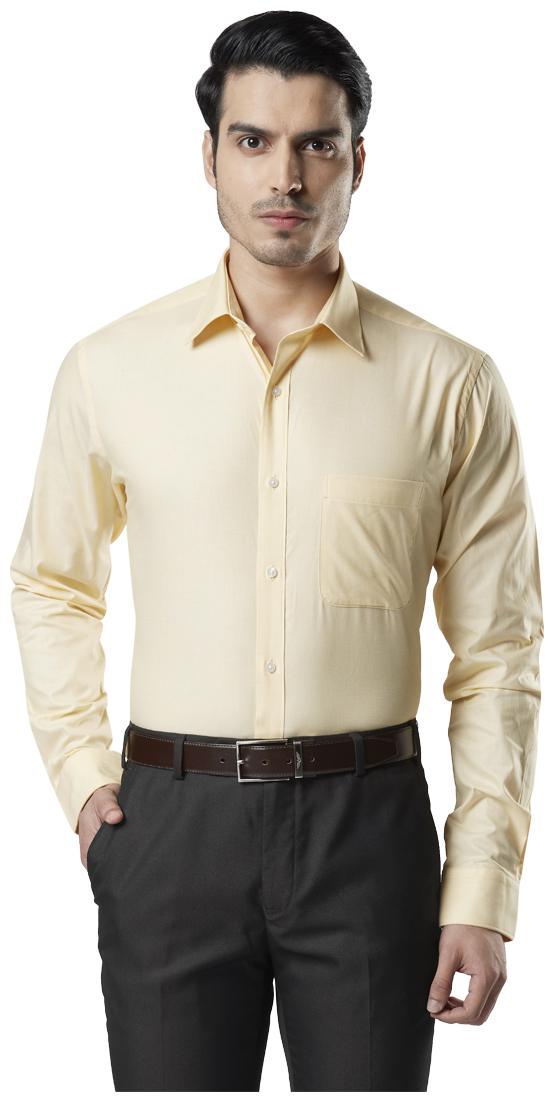 

Raymond Men Slim fit Formal Shirt - Yellow