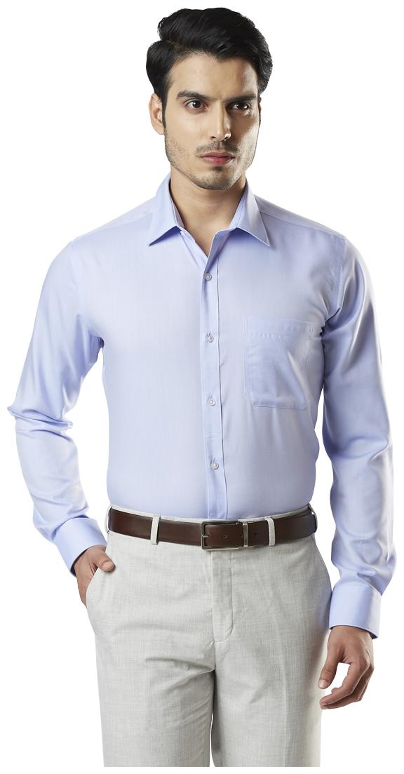 

Raymond Men Regular fit Formal Shirt - Blue