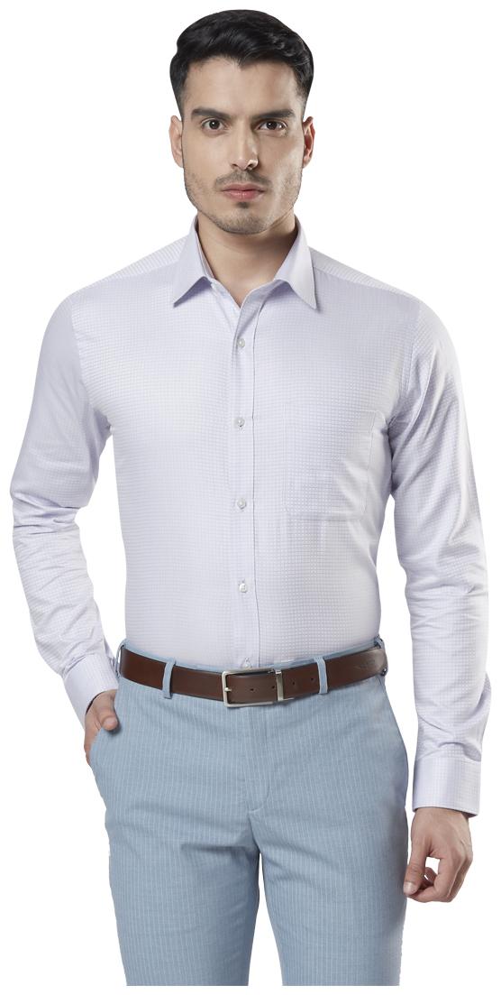 

Raymond Men Slim fit Formal Shirt - Beige