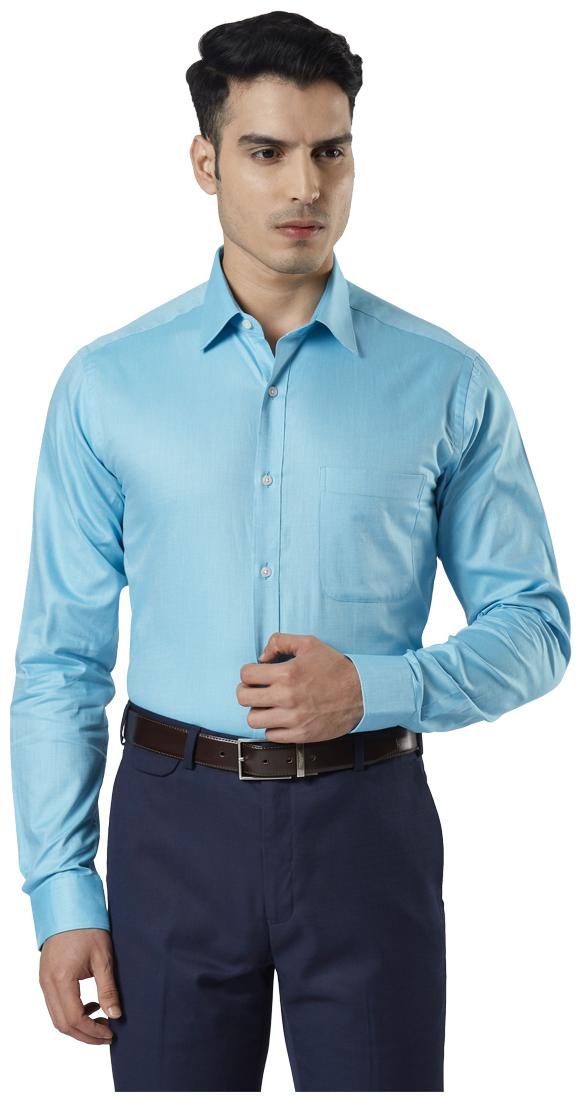 

Raymond Men Slim fit Formal Shirt - Blue