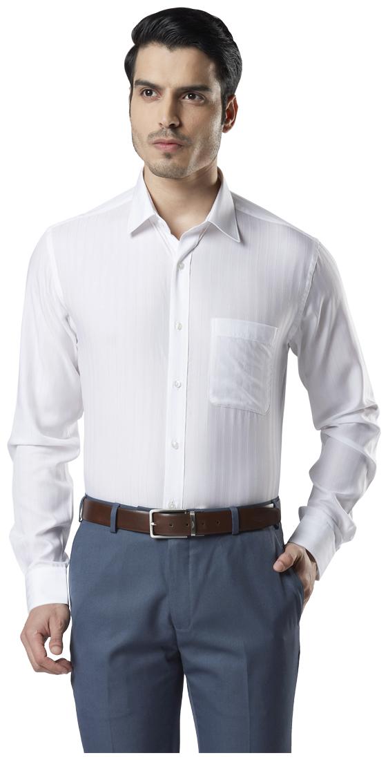 

Raymond Men Slim fit Formal Shirt - White