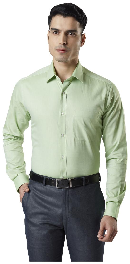 

Raymond Men Slim fit Formal Shirt - Green