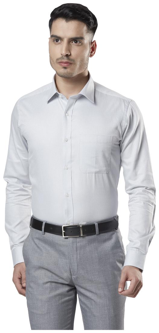 

Raymond Men Slim fit Formal Shirt - Grey