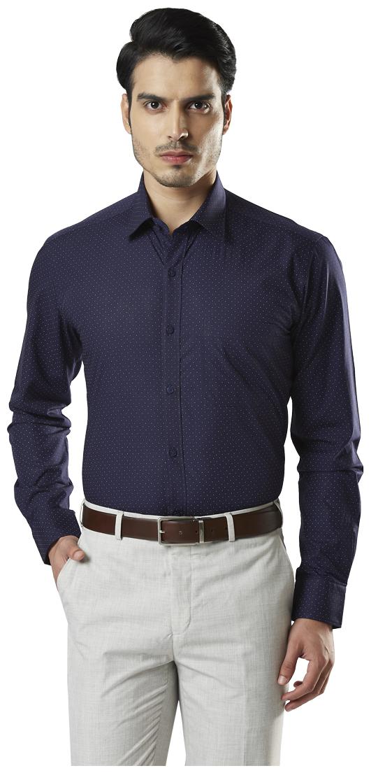 

Raymond Men Regular fit Formal Shirt - Blue