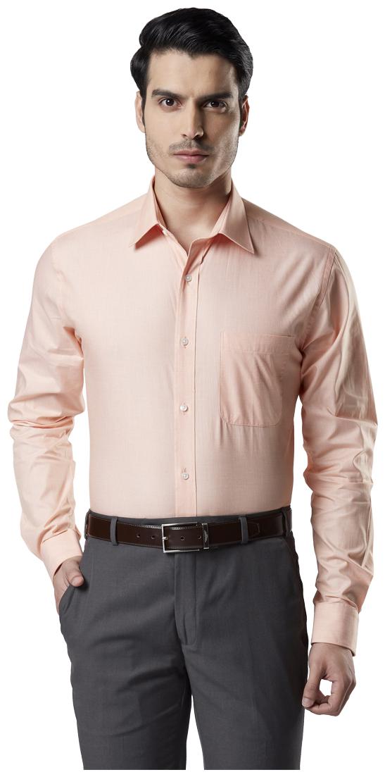 

Raymond Men Slim fit Formal Shirt - Orange