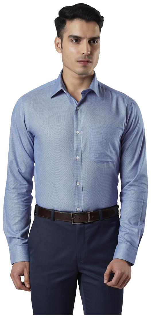 

Raymond Men Slim fit Formal Shirt - Blue
