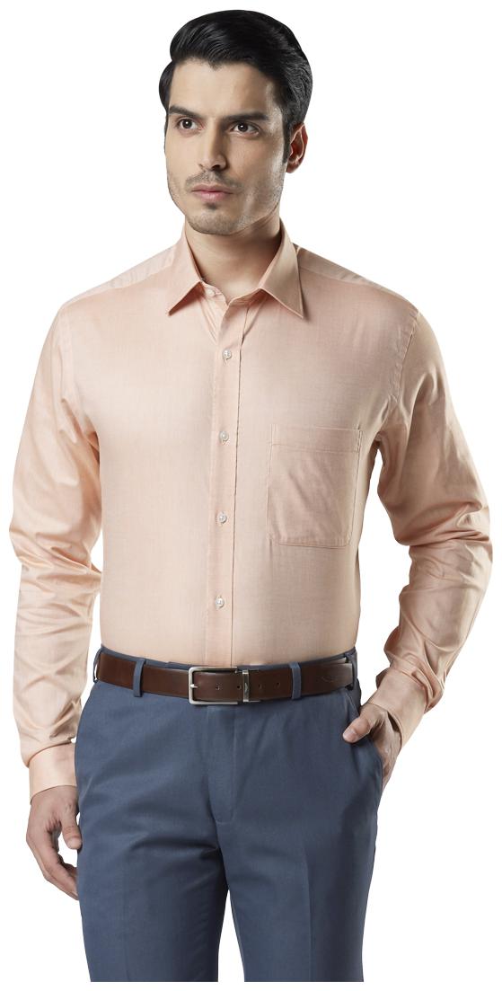 

Raymond Men Slim fit Formal Shirt - Orange