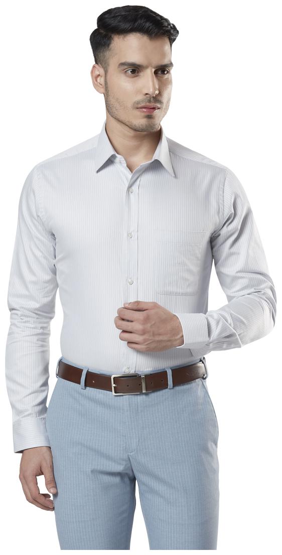 

Raymond Men Slim fit Formal Shirt - Grey