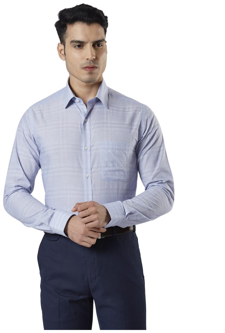

Raymond Men Slim fit Formal Shirt - Blue