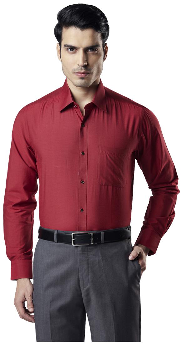 

Raymond Men Regular fit Formal Shirt - Maroon