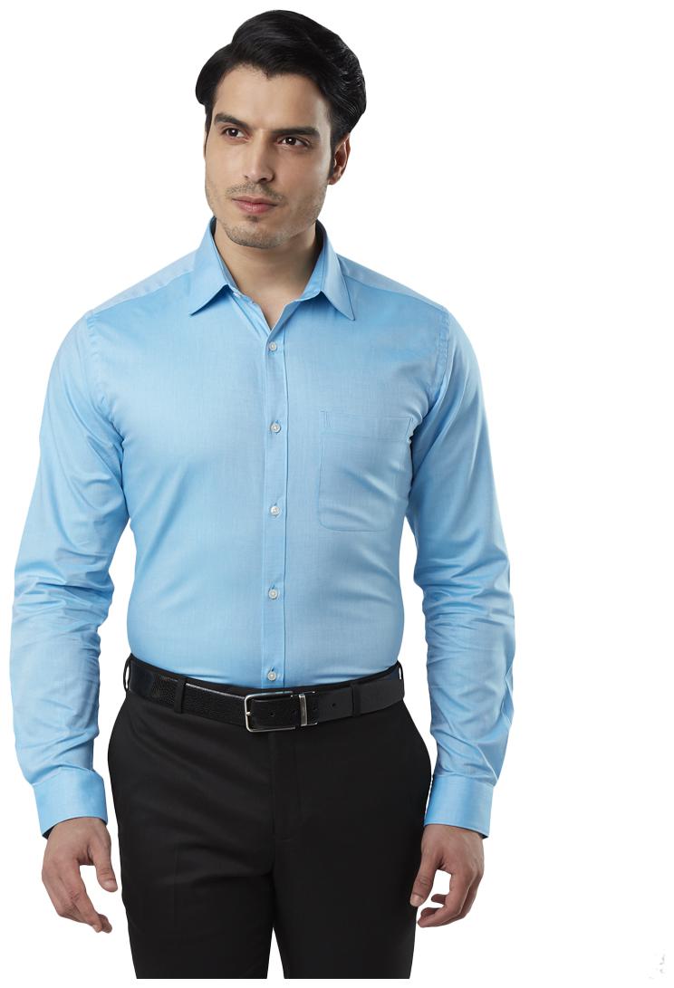 

Raymond Men Slim fit Formal Shirt - Blue