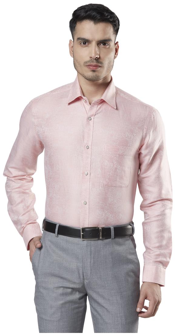 

Raymond Men Regular fit Formal Shirt - Red
