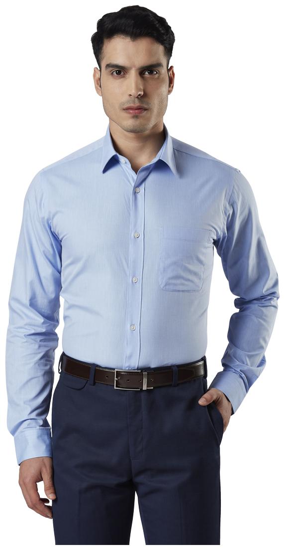 

Raymond Men Slim fit Formal Shirt - Blue