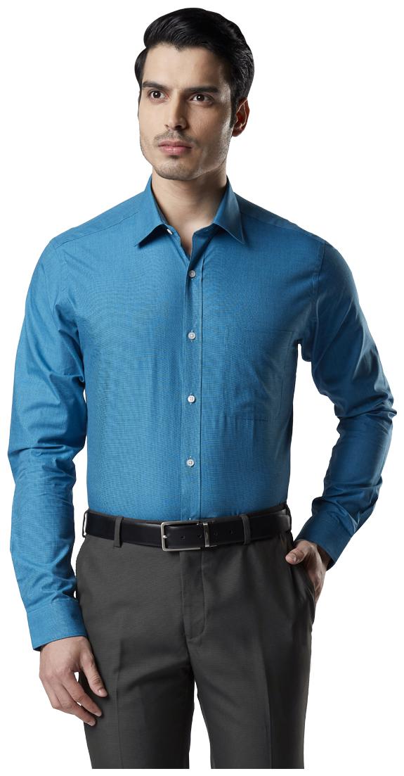 

Raymond Men Slim fit Formal Shirt - Blue