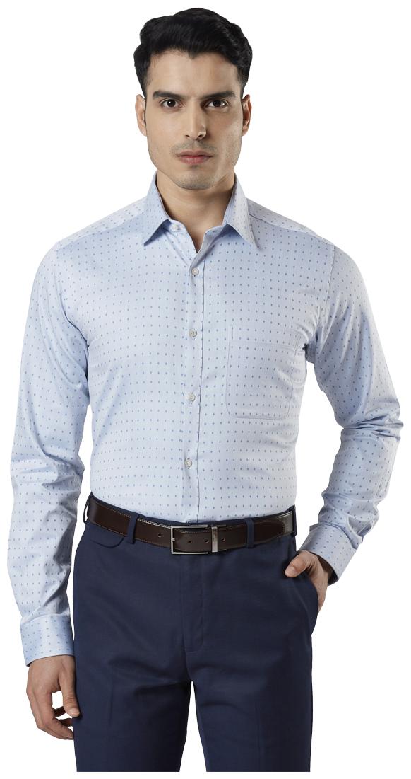 

Raymond Men Slim fit Formal Shirt - Blue