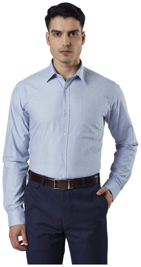 

Raymond Men Slim fit Formal Shirt - Blue