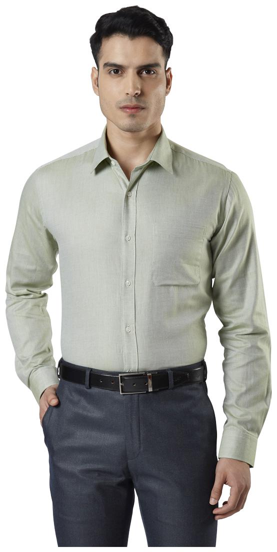 

Raymond Men Slim fit Formal Shirt - Green
