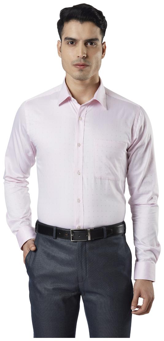 

Raymond Men Slim fit Formal Shirt - Pink