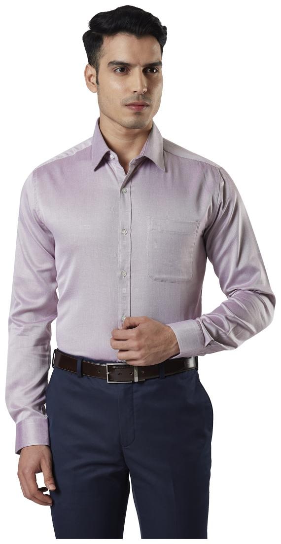 

Raymond Men Slim fit Formal Shirt - Purple