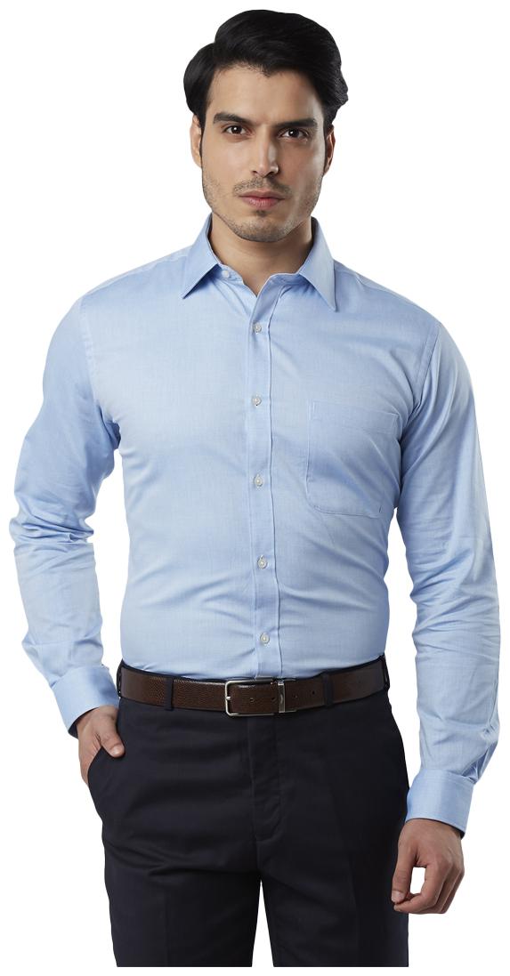 

Raymond Men Slim fit Formal Shirt - Blue
