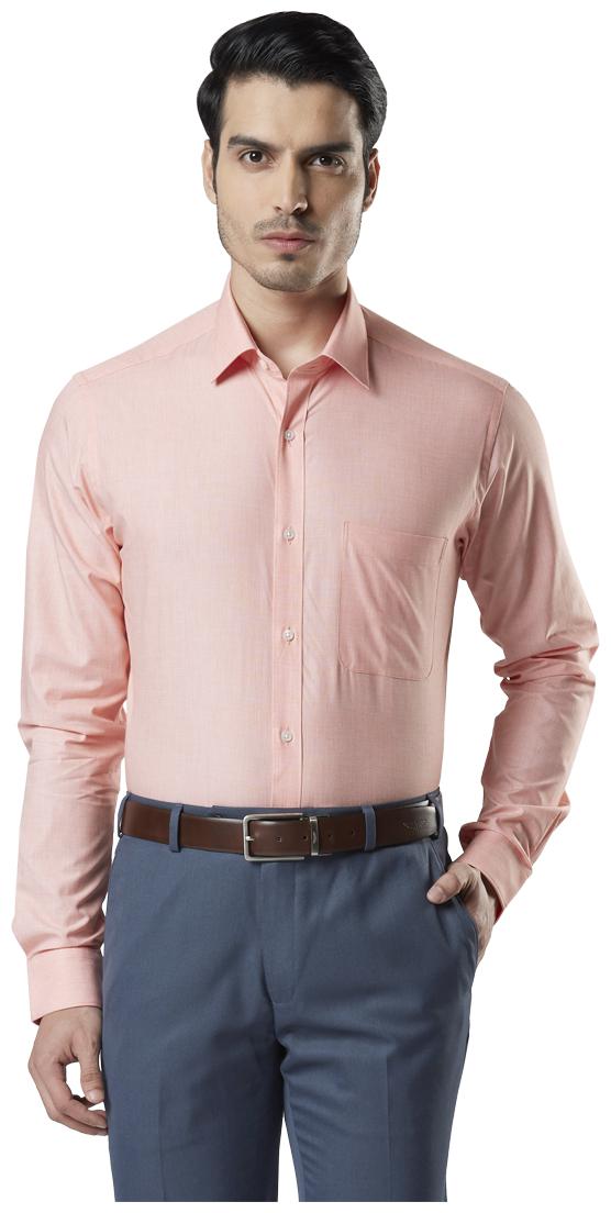 

Raymond Men Slim fit Formal Shirt - Orange