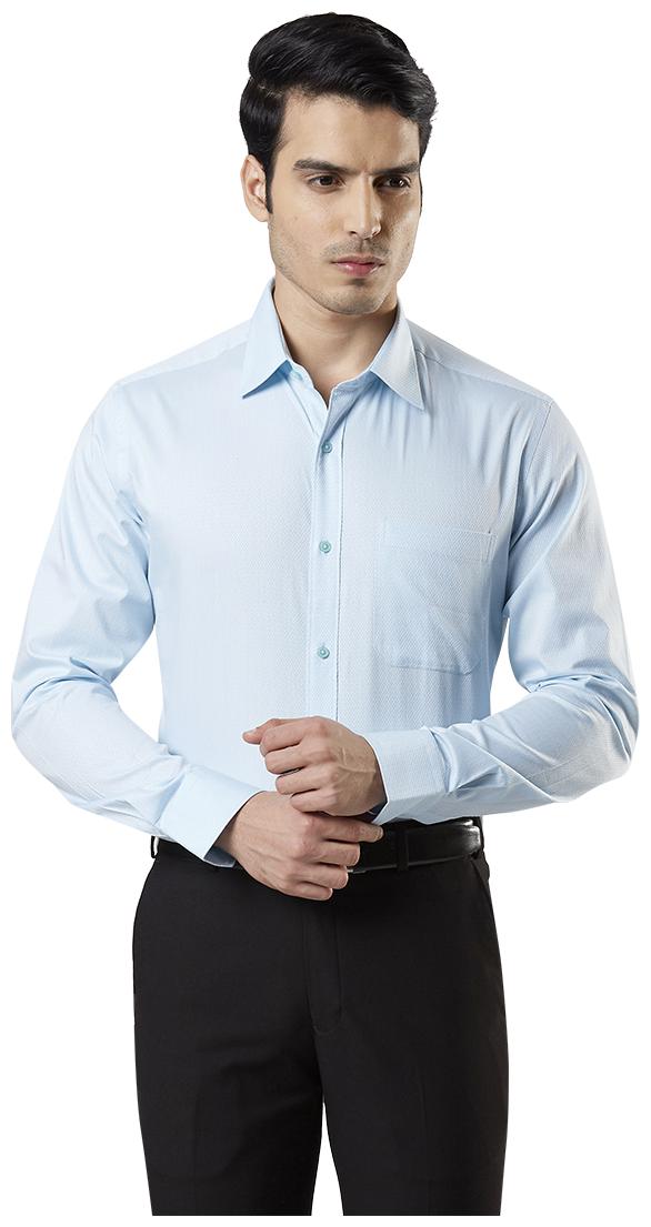 

Raymond Men Regular fit Formal Shirt - Blue