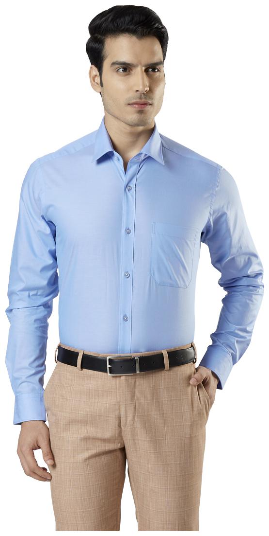 

Raymond Men Regular fit Formal Shirt - Blue