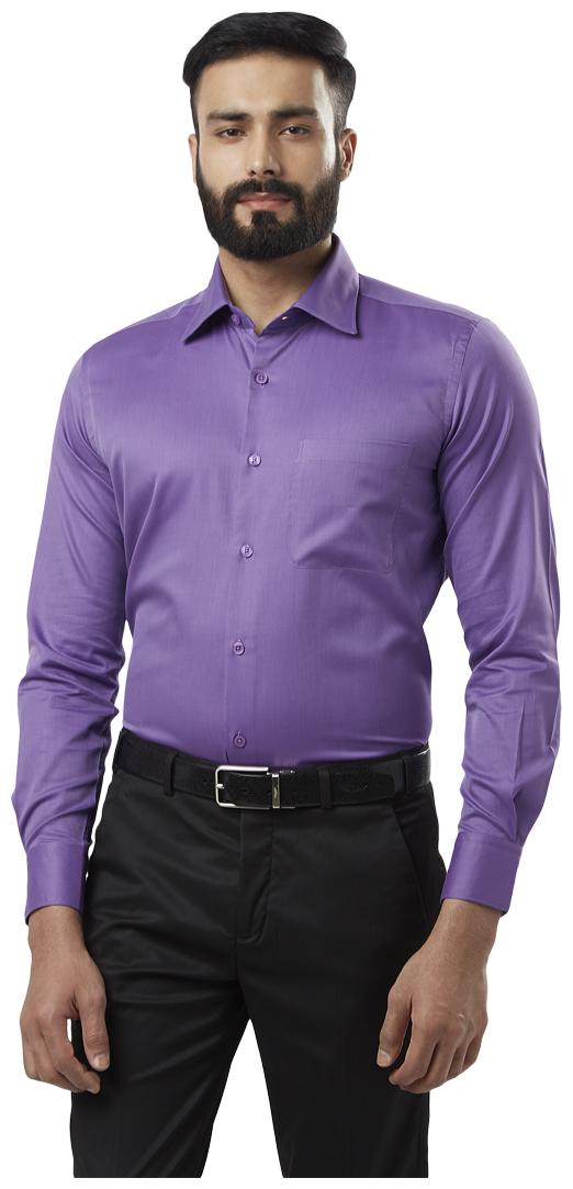

Raymond Men Regular fit Formal Shirt - Purple